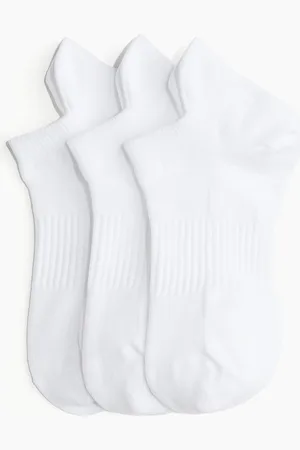 H&M 3er-Pack Sportsocken mit DryMove™ - Weiß