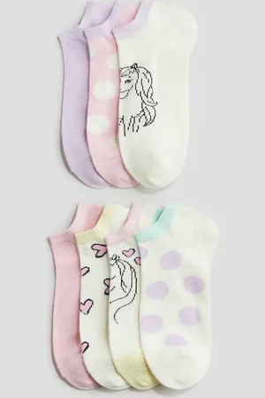 H&M 7er-Pack Sneakersocken - Pink