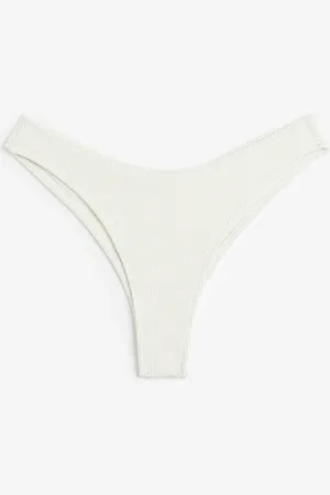 H&M Bikinihose Brazilian - Weiß