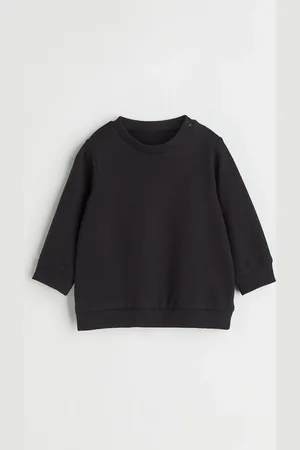 H&M Sweatshirt aus Baumwolle - Schwarz