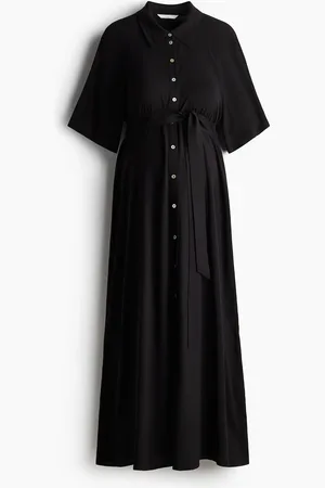 H&M MAMA Before & After Blusenkleid - Schwarz