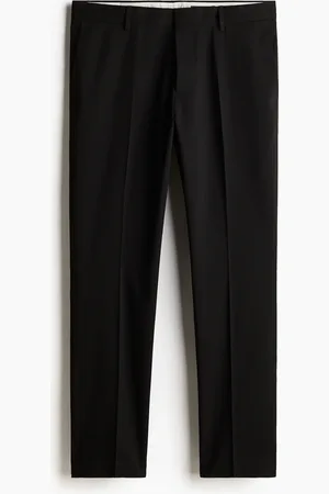 H&M Anzughose in Slim Fit - Schwarz