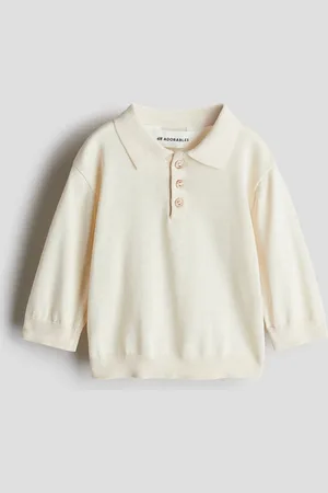 H&M Polopullover aus Seidenmix - Beige