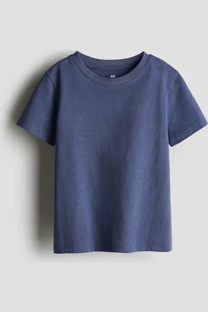 H&M T-Shirt aus Baumwolle - Blau