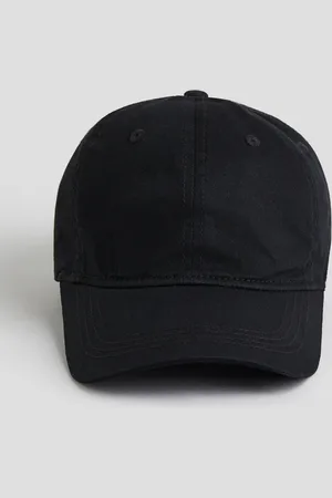 H&M Cap aus Baumwolltwill - Schwarz