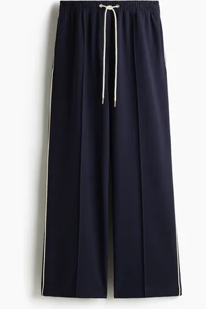 H&M Weite Twillhose - Blau