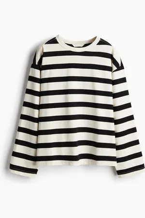 H&M Shirt aus Baumwolljersey - Beige
