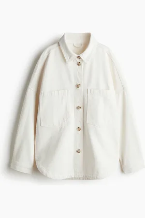 H&M Shacket in Loose Fit - Beige