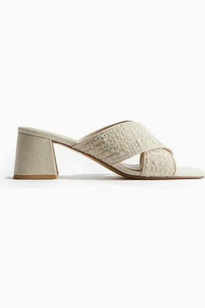 H&M Mules mit Struktur - Beige