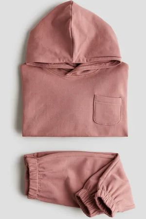H&M 2-teiliges Sweatshirt-Set aus Baumwolle - Pink