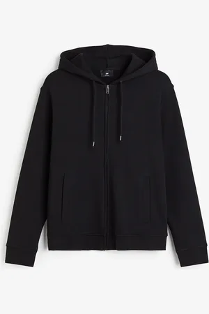 H&M Kapuzenjacke Regular Fit - Schwarz