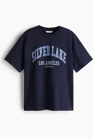 H&M Oversized T-Shirt - Blau