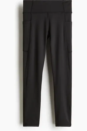 H&M Sportleggings mit DryMove™ und Taschendetails - Schwarz