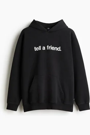 H&M Taf Ft Loose Pullover - Schwarz