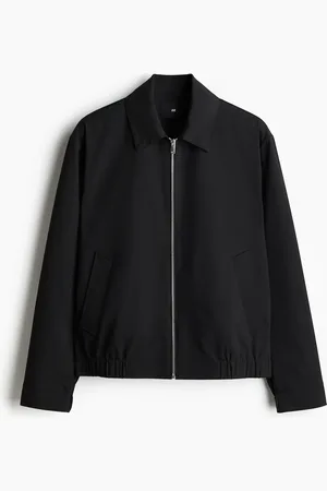 H&M Twilljacke in Regular Fit - Schwarz