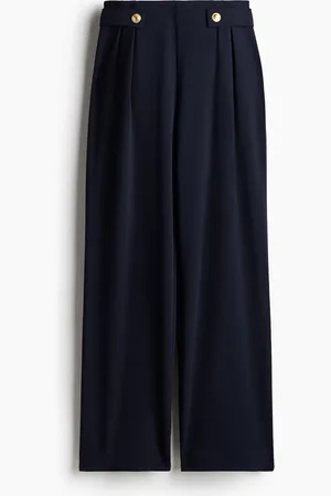 H&M Elegante Jerseyhose - Blau