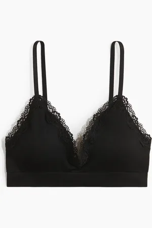 H&M Gepolsterter Soft-BH Seamless - Schwarz