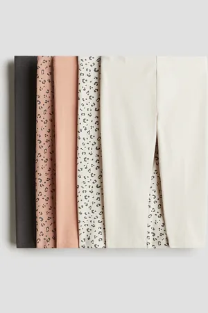 H&M 5er-Pack Leggings in 3/4-Länge - Orange