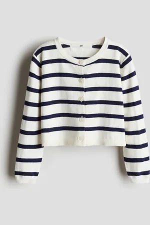 H&M Baumwollcardigan - Weiß