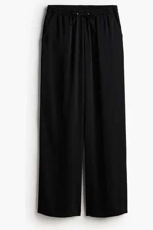 H&M Weite Schlupfhose - Schwarz