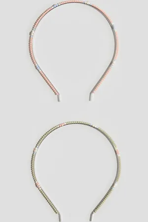 H&M 2er-Pack Haarreife - Pink