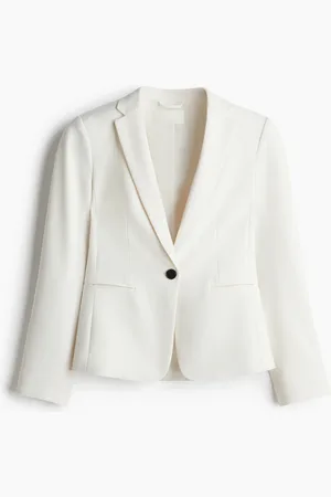 H&M Taillierter Blazer - Weiß