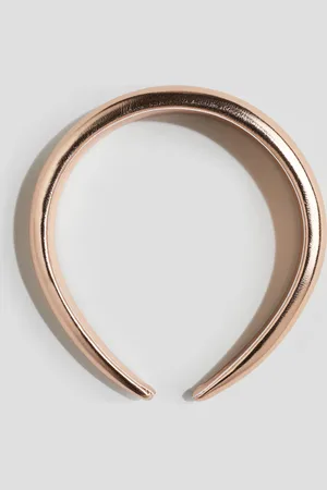 H&M Metallic-Haarreif - Braun