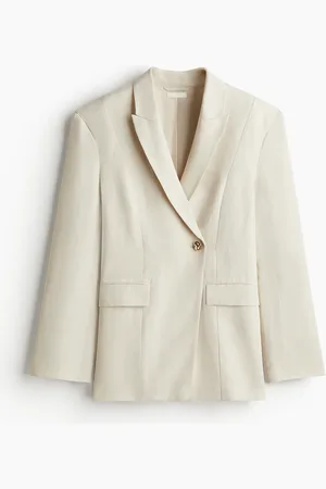 H&M Blazer aus Leinenmix - Beige