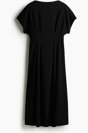 H&M Tailliertes Maxikleid - Schwarz
