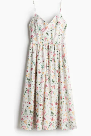 H&M Trägerkleid - Weiß