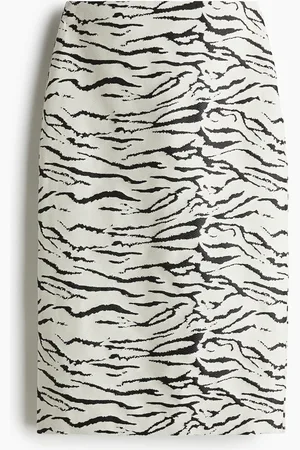 H&M Rock aus Jacquardstoff - Weiß