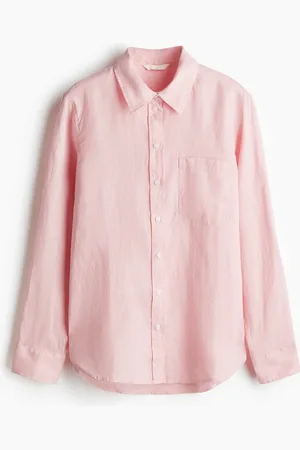 H&M Leinenbluse - Pink