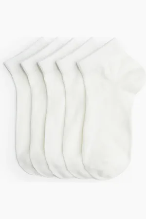 H&M 5er-Pack Kurzsocken - Weiß