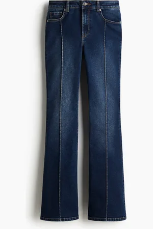 H&M Flared High Jeans - Blau