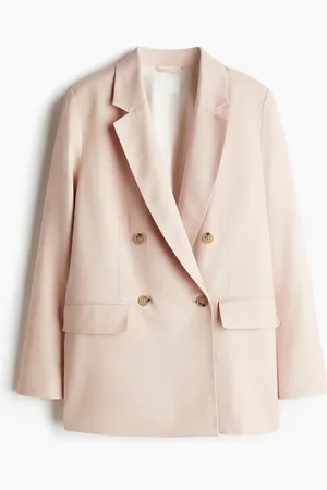 H&M Blazer aus Leinenmix - Orange