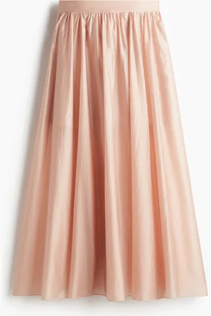H&M Voluminöser Maxirock - Orange
