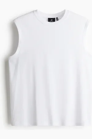 H&M COOLMAX® Tanktop in Regular Fit - Weiß