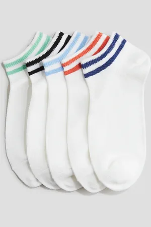 H&M 5er-Pack Sneakersocken - Weiß