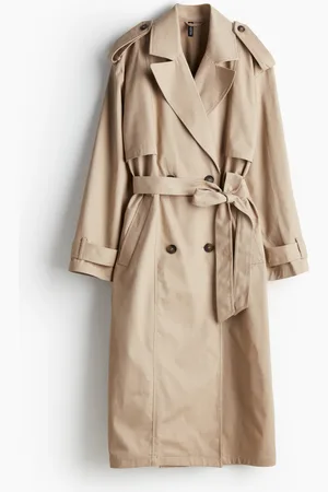 H&M Trenchcoat aus Twill - Beige