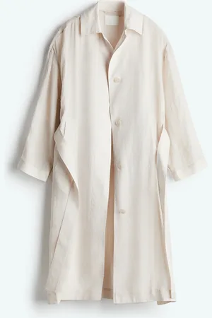 H&M Trenchcoat aus Ramie - Braun