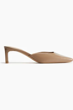 H&M Eckige Mules - Beige