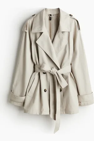 H&M Kurzer Trenchcoat - Braun