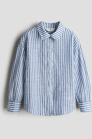 H&M Baumwollbluse - Blau