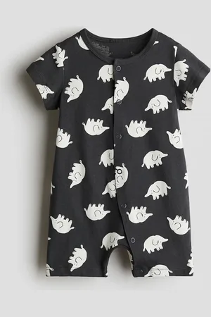 H&M Bedruckter Pyjama - Grau