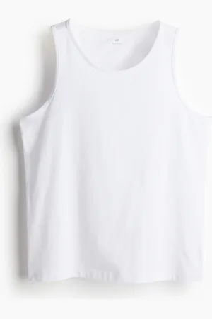 H&M Tanktop in Regular Fit - Weiß