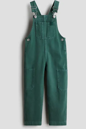 H&M Latzhose aus Baumwolltwill - Grün