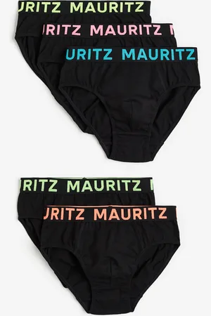 H&M 5er-Pack Slips - Schwarz