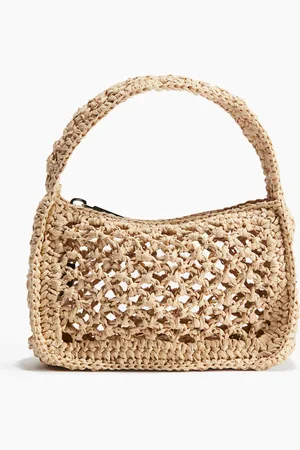 H&M Handtasche aus Bast - Beige