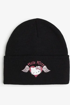 H&M Beanie mit Motivprint - Grau