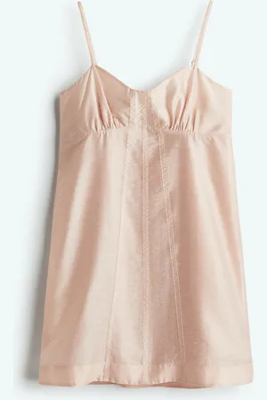 H&M Kurzes Trägerkleid - Pink